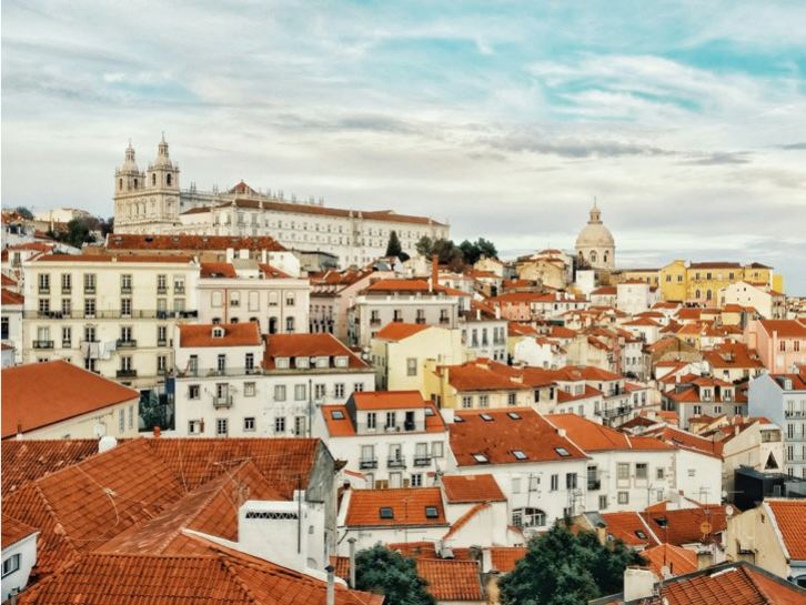 Alfama rooftops, Lisbon